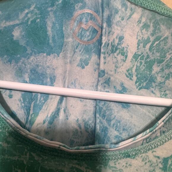 Magellan Fishing Shirt Mens 3XL Green Realtree Wave Aspect Ombre Reversible - Picture 4 of 9